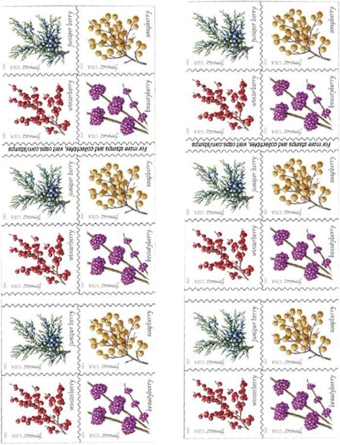 100 Forever Stamps - Winter Berries