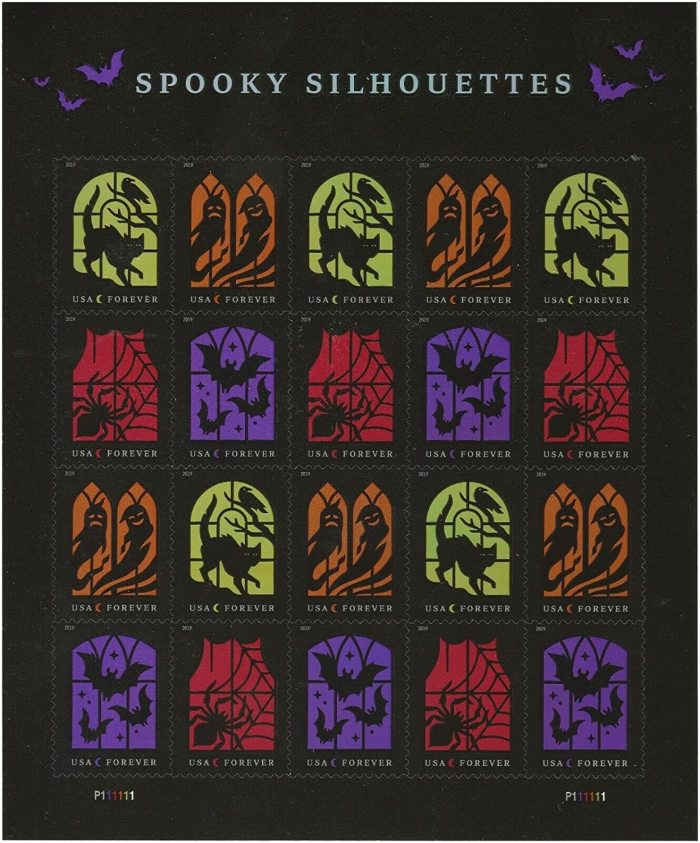 100 Forever Stamps “Spooky Silhouttes”