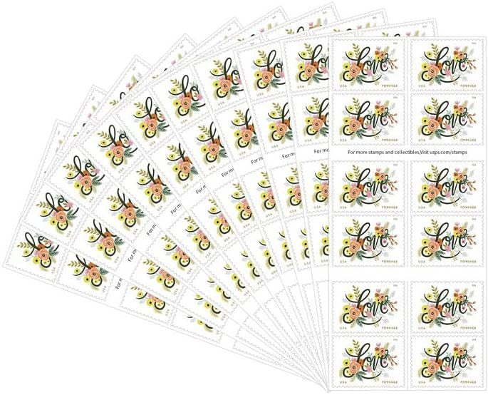 100 Forever Stamps - Love