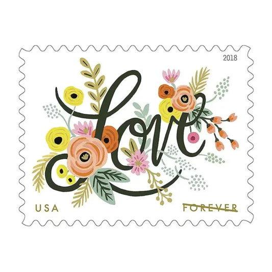 100 Forever Stamps - Love