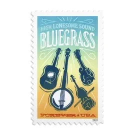 100 Bluegrass 2024 Forever Stamps