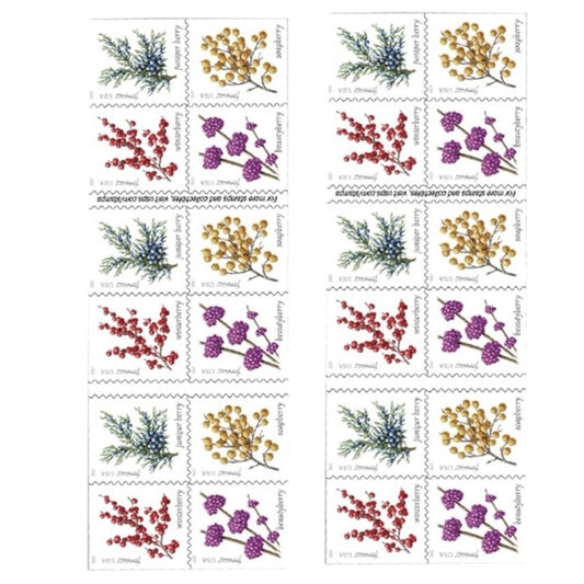 100 Forever Stamps - Winter Berries